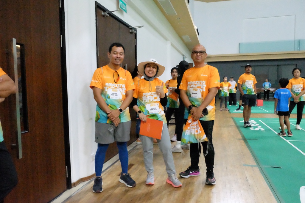 Race participants before the start of the event. PHOTO: FADLEY FAISAL